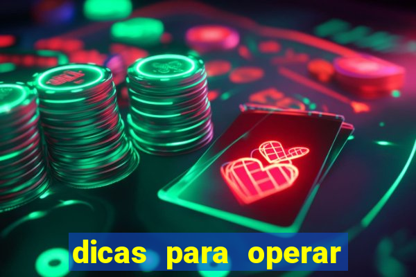 dicas para operar na iq option